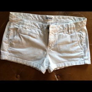 Express White Shorts